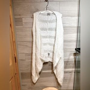 Cyrus waterfall sleeveless knitted open front cardigan size Large